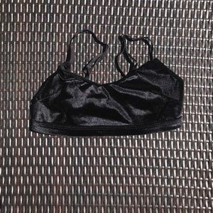 Velvet bralette from Forever 21